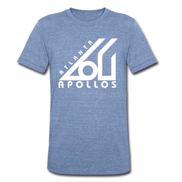 Atlanta Apollos T-Shirt (Tri-Blend Super Light) - heather Blue