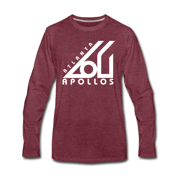 Atlanta Apollos Long Sleeve T-Shirt - heather burgundy