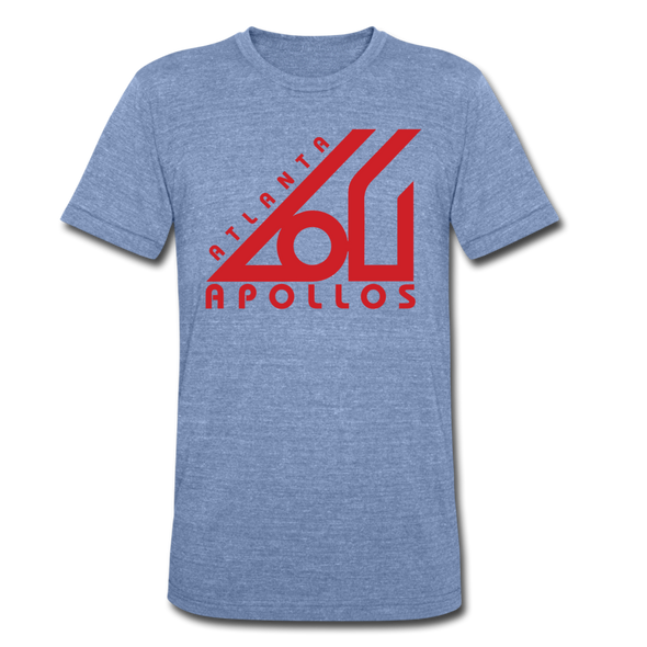 Atlanta Apollos T-Shirt (Tri-Blend Super Light) - heather Blue