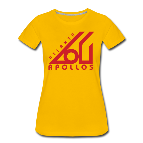 Atlanta Apollos Women’s T-Shirt - sun yellow