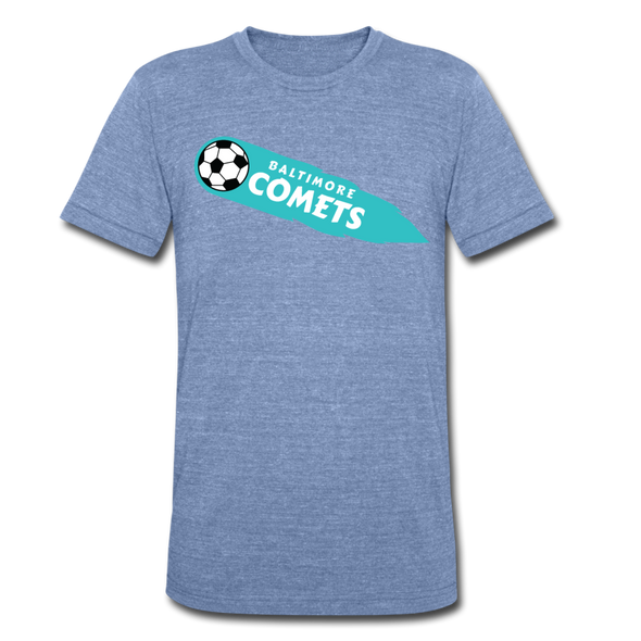 Baltimore Comets T-Shirt (Tri-Blend Super Light) - heather Blue
