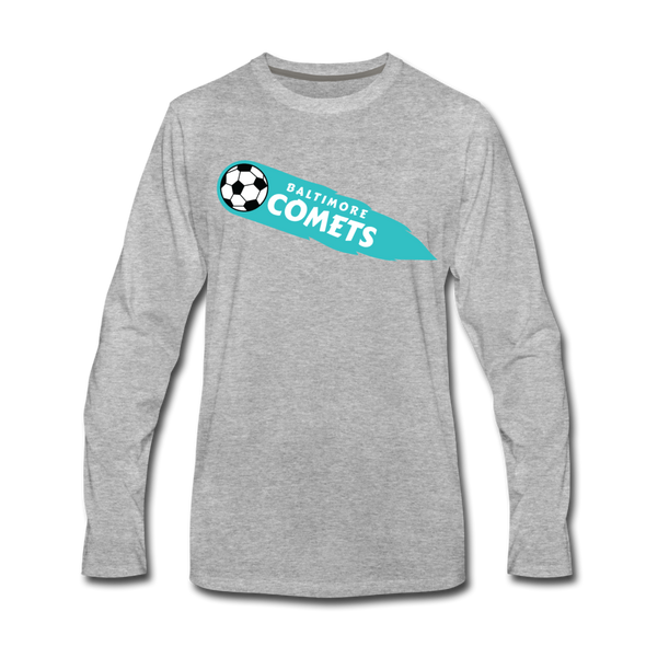 Baltimore Comets Long Sleeve T-Shirt - heather gray