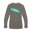 Baltimore Comets Long Sleeve T-Shirt - asphalt gray