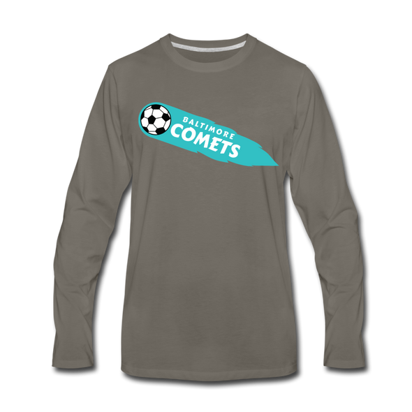 Baltimore Comets Long Sleeve T-Shirt - asphalt gray