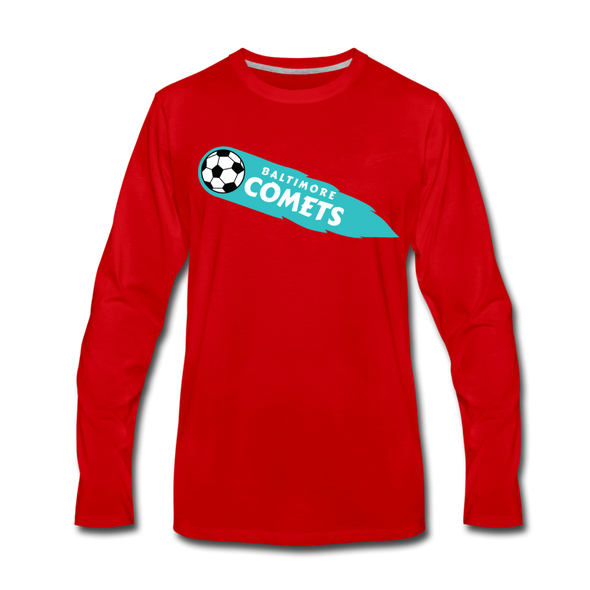 Baltimore Comets Long Sleeve T-Shirt - red