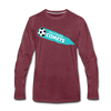 Baltimore Comets Long Sleeve T-Shirt - heather burgundy