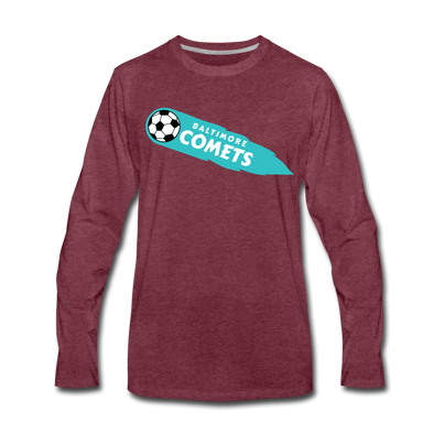 Baltimore Comets Long Sleeve T-Shirt - heather burgundy