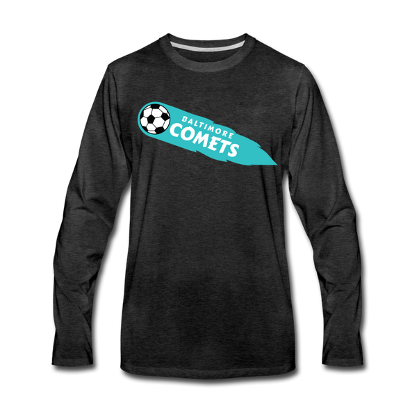 Baltimore Comets Long Sleeve T-Shirt - charcoal gray