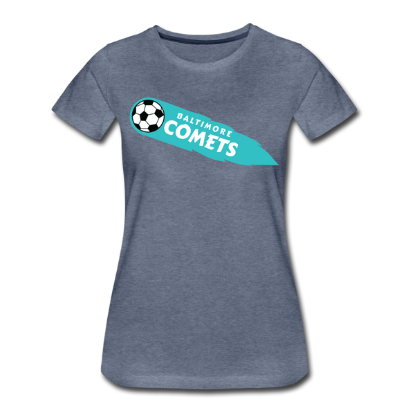 Baltimore Comets Women’s T-Shirt - heather blue