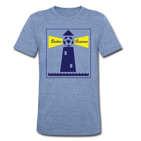 Boston Beacons T-Shirt (Tri-Blend Super Light) - heather Blue