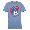 Boston Minutemen T-Shirt (Tri-Blend Super Light) - heather Blue