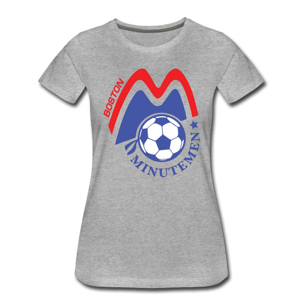 Boston Minutemen Women’s T-Shirt - heather gray