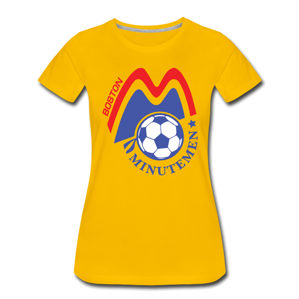 Boston Minutemen Women’s T-Shirt - sun yellow