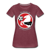 Buffalo Stallions Women’s T-Shirt - heather burgundy