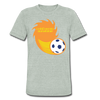 California Sunshine T-Shirt (Tri-Blend Super Light) - heather gray