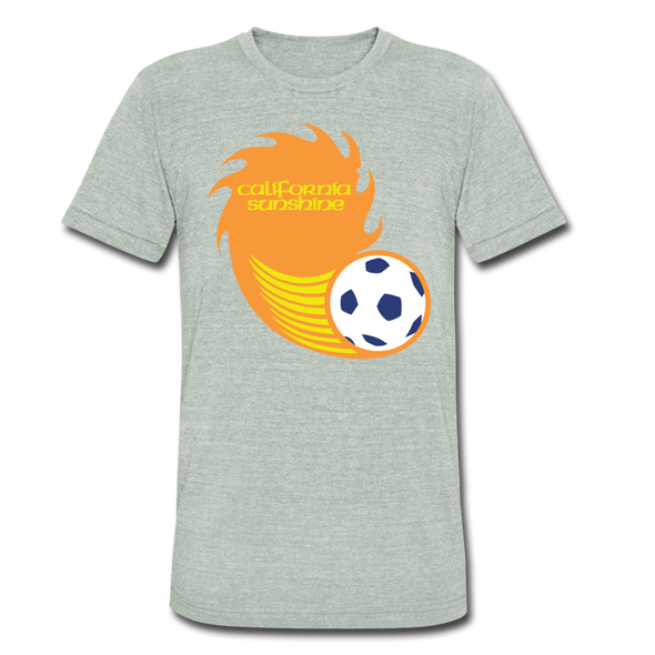 California Sunshine T-Shirt (Tri-Blend Super Light) - heather gray