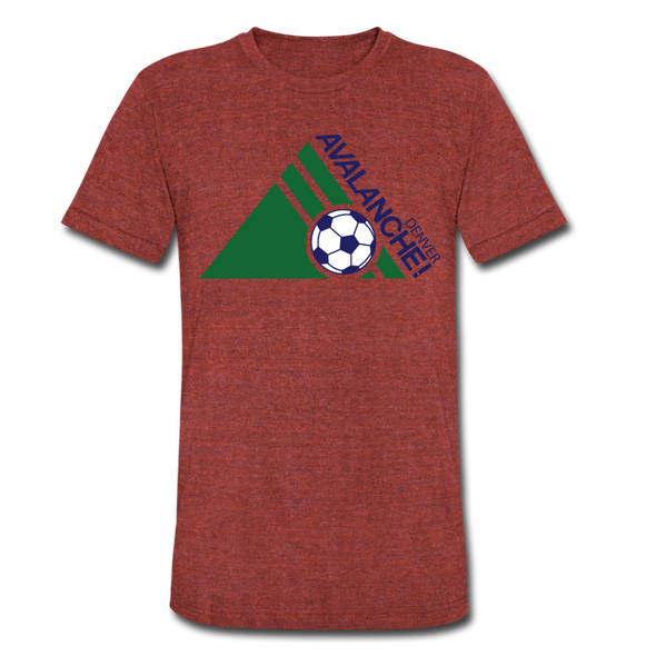 Denver Avalanche T-Shirt (Tri-Blend Super Light) - heather cranberry