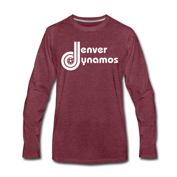 Denver Dynamos Long Sleeve T-Shirt - heather burgundy