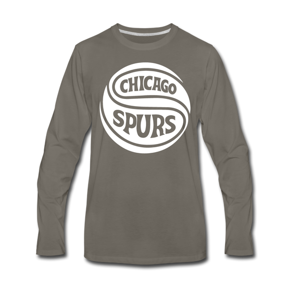 Chicago Spurs Long Sleeve T-Shirt - asphalt gray