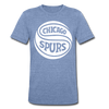 Chicago Spurs T-Shirt (Tri-Blend Super Light) - heather Blue
