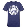 Chicago Spurs T-Shirt (Tri-Blend Super Light) - heather indigo