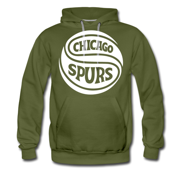 Chicago Spurs Hoodie (Premium) - olive green