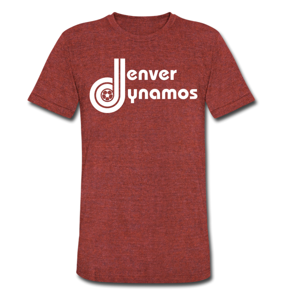 Denver Dynamos T-Shirt (Tri-Blend Super Light) - heather cranberry