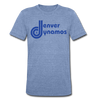 Denver Dynamos T-Shirt (Tri-Blend Super Light) - heather Blue