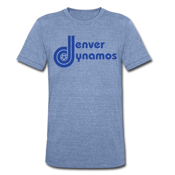 Denver Dynamos T-Shirt (Tri-Blend Super Light) - heather Blue