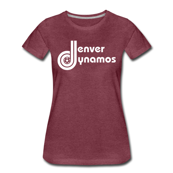 Denver Dynamos Women’s T-Shirt - heather burgundy