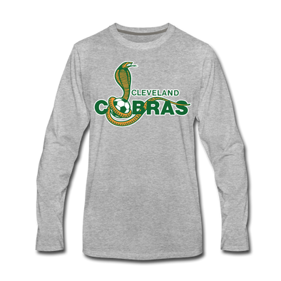 Cleveland Cobras Long Sleeve T-Shirt - heather gray
