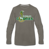 Cleveland Cobras Long Sleeve T-Shirt - asphalt gray