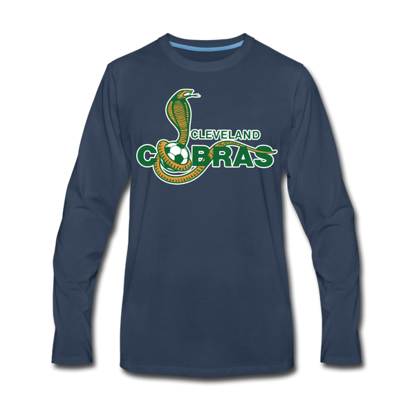 Cleveland Cobras Long Sleeve T-Shirt - navy