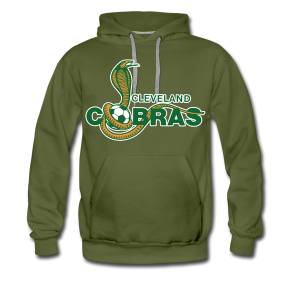 Cleveland Cobras Hoodie (Premium) - olive green
