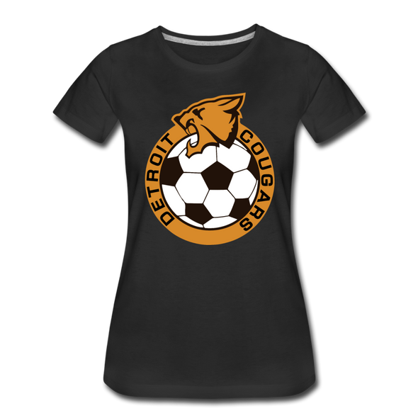 Detroit Cougars Women’s T-Shirt - black