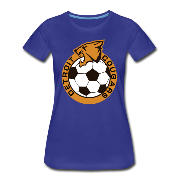 Detroit Cougars Women’s T-Shirt - royal blue