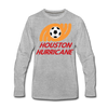 Houston Hurricane Long Sleeve T-Shirt - heather gray