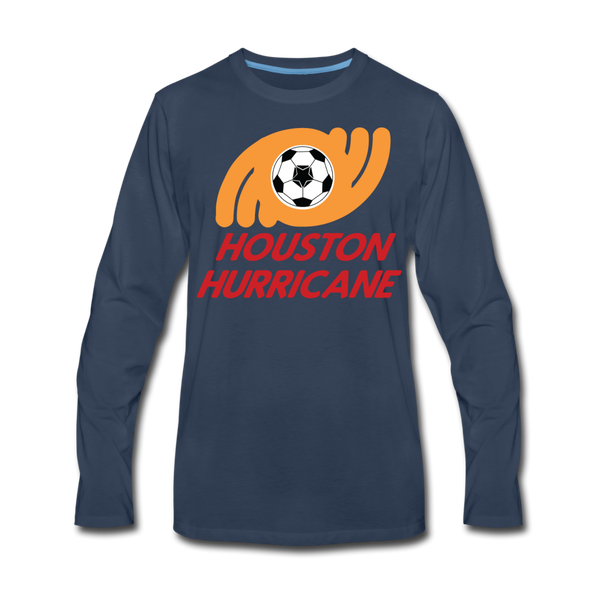 Houston Hurricane Long Sleeve T-Shirt - navy