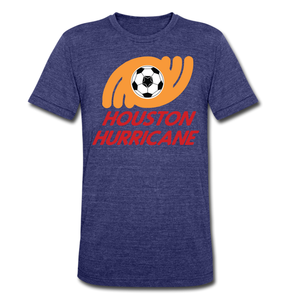 Houston Hurricane T-Shirt (Tri-Blend Super Light) - heather indigo