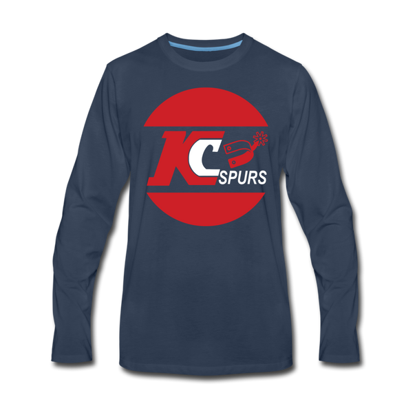 Kansas City Spurs Long Sleeve T-Shirt - navy