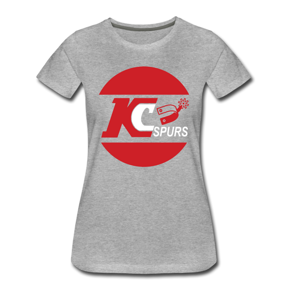 Kansas City Spurs Women’s T-Shirt - heather gray
