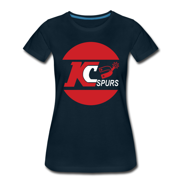 Kansas City Spurs Women’s T-Shirt - deep navy