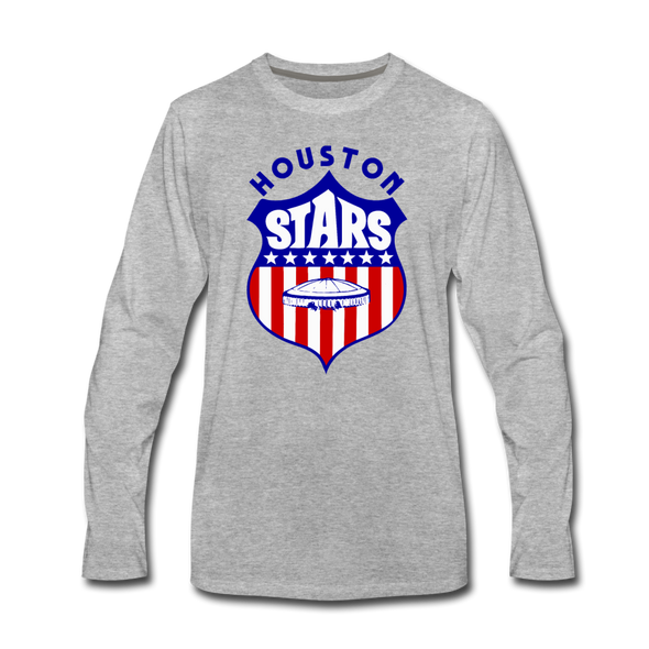 Houston Stars Long Sleeve T-Shirt - heather gray