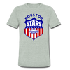 Houston Stars T-Shirt (Tri-Blend Super Light) - heather gray