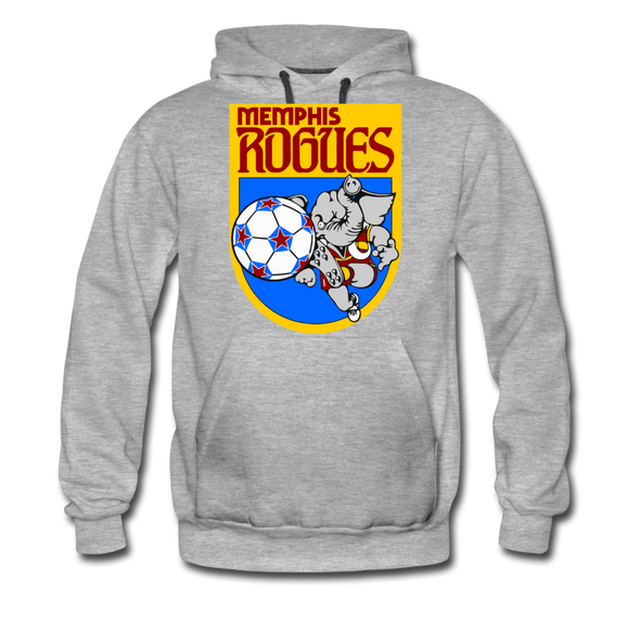 Memphis Rogues Hoodie (Premium) - heather gray
