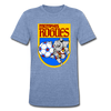 Memphis Rogues T-Shirt (Tri-Blend Super Light) - heather Blue
