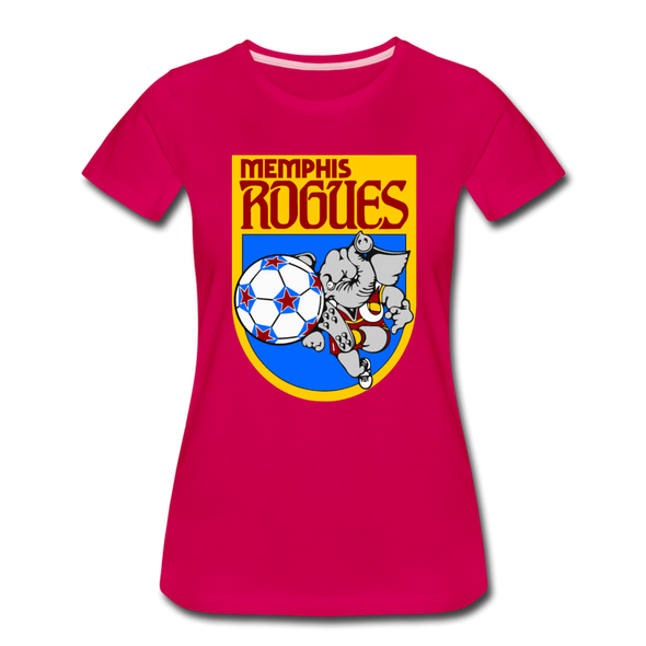 Memphis Rogues Women’s T-Shirt - dark pink