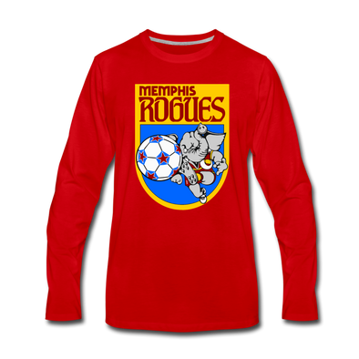 Memphis Rogues Long Sleeve T-Shirt - red