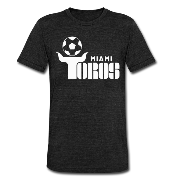 Miami Toros T-Shirt (Tri-Blend Super Light) - heather black