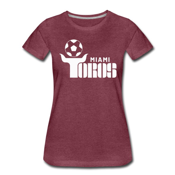 Miami Toros Women’s T-Shirt - heather burgundy